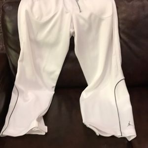 Authentic Jordan Jogger. White and dark gray.